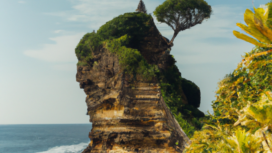 breathtaking mountain landscape with clear blue skies and lush greenery, serene beach with crystal-clear waters and golden sand, vibrant street market with colorful stalls and bustling crowds
