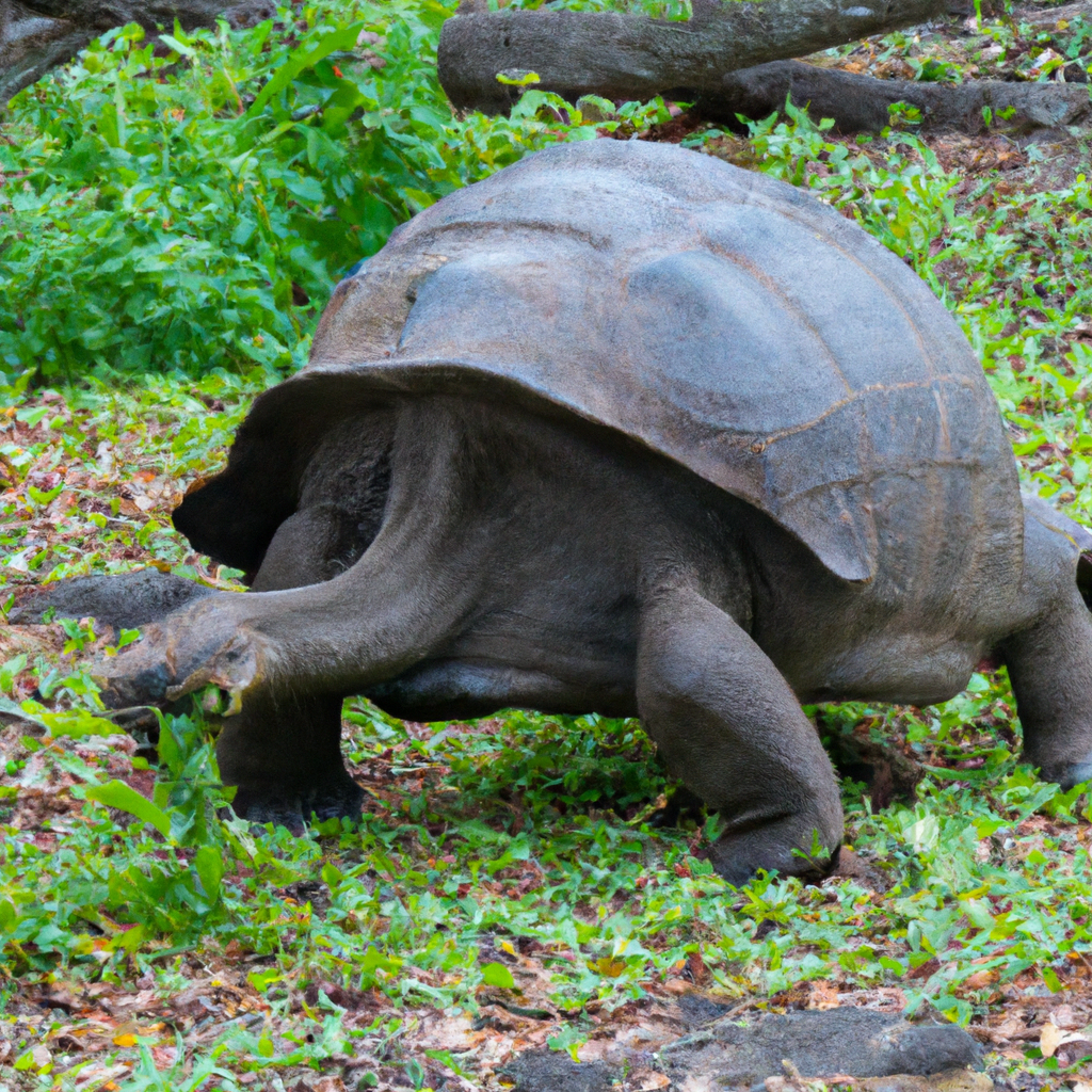 mustvisit - giant tortoise in its natural habitat on the Galápagos Islands